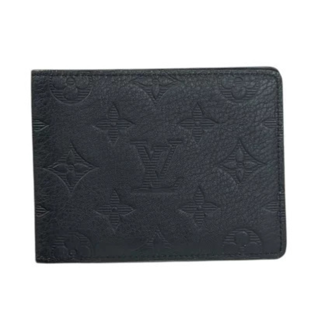 Louis Vuitton Portefeuille Multiple Monogram Taurillon Bi fold Wallet